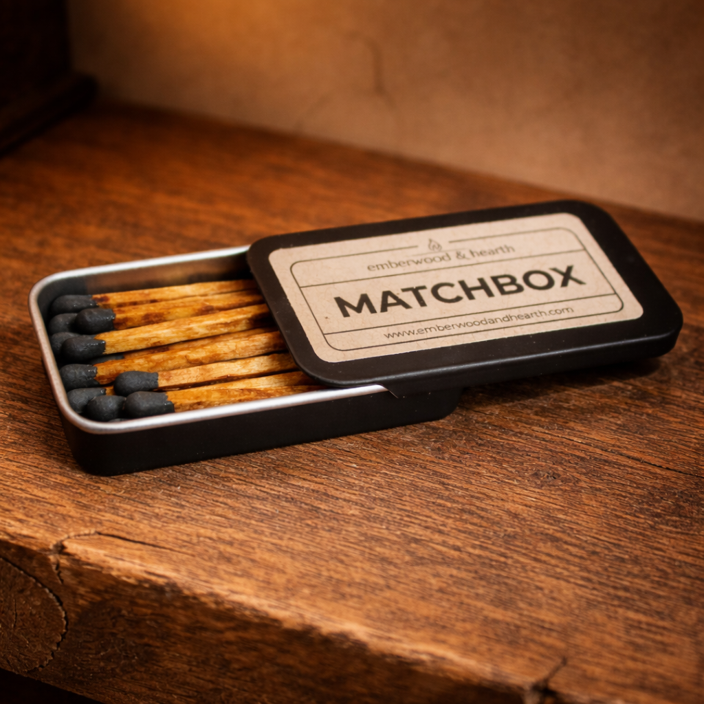 Matchbox Tin – Emberwood & Hearth